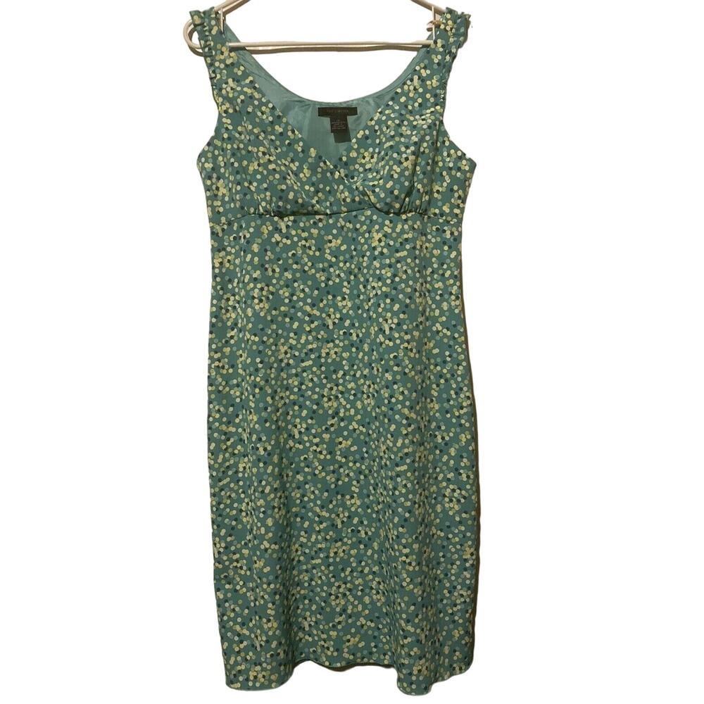 The Limited Sleeveless Womens Dress Size 10 Blue Polka Dot Print